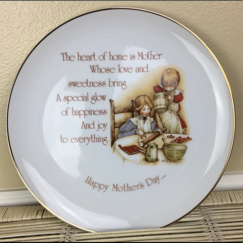 Vintage “Happy Mother’s Day” Plate